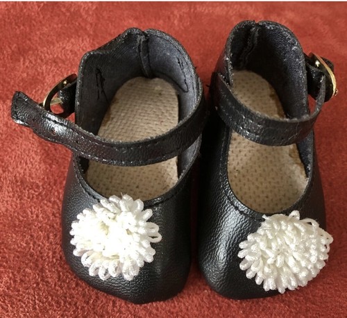 Puppenschuh schwarz x 3 - 7,5, 3,6