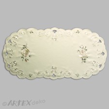 Tischläufer "Rosen" oval