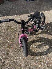 Ghost Powerkid 12 Zoll Kinderfahrrad - Schwarz/Rosa (93PK1006)