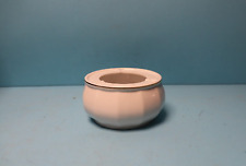 STÖVCHEN  PORZELLAN WEISS GOLDRAND