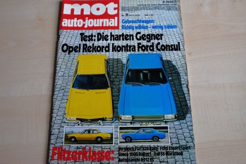 Mot 1972 simca 1000 - -,