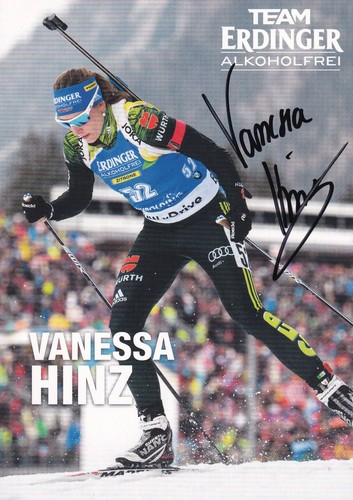 Autogramm vanessa hinz - autogramm,