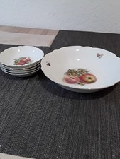 6 teiliges Dessertschalen und Schälchen Set porzellan