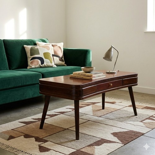 Vintage couchtisch buchenholz - vintage,