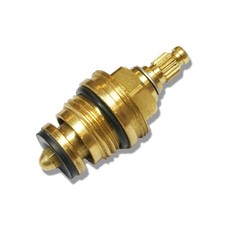 ✅ Hahnoberteil 3/8" Zoll Ventil oberteil Wasser hahn Oberteil Messing ohne Griff