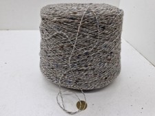 Wolle Garn Stricken| grau /rot