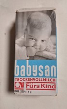 DDR Wende Babysan Konsum Trockenvollmilch Verpackung M.W. "Mittelelbe" GmbH !