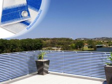 Balkonsichtschutz | gestreift