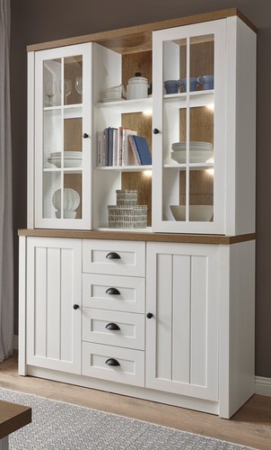 Buffetschrank weiß pinie - buffetschrank, in