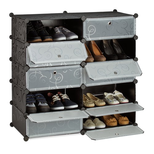 Schuhschrank mit fächern - mit,