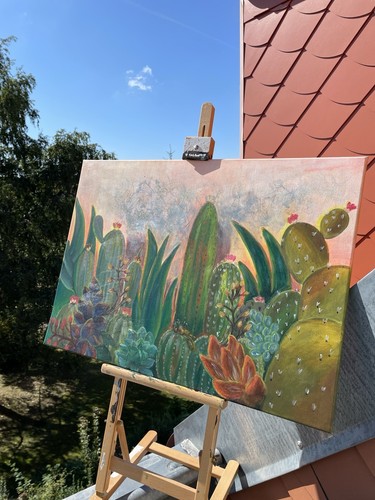 Acrylgemälde auf