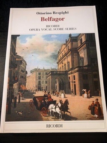 Respighi belfagor vocal score - belfagor,
