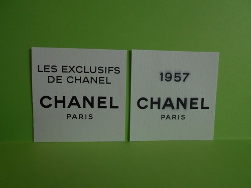 Chanel werbekarten 1957 und - 2,