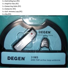 Für DEGEN DE31MS MW & SW Active Loop Antenna Indoor Externe Antenna Support