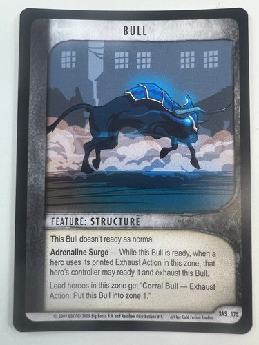 Huntik bull rare sas - sas_175, tcg