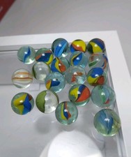 19 x alte Murmeln 1,4 cm