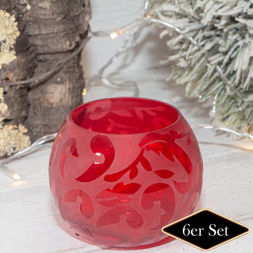 Teelichthalterset ornament - teelichthalterset,,