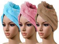 Haarturban Fleece Kopfhandtuch