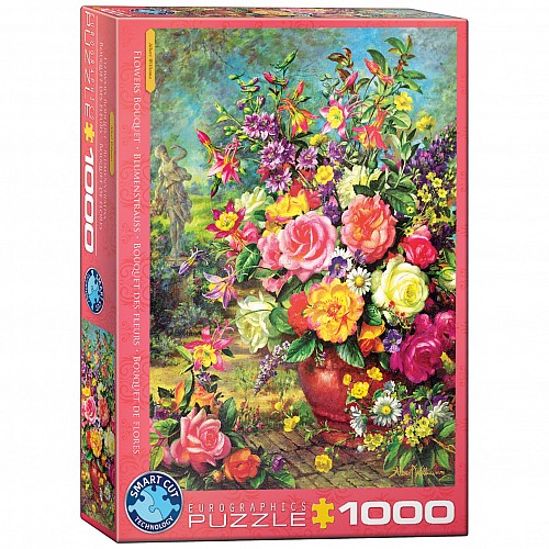 Puzzle blumenstrauß 1000 - blumenstrauß,