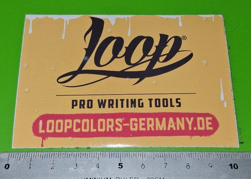 Loop aufkleber pro writing - loop,