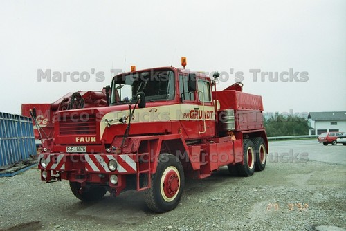 Lkw foto faun abschlepper - faun,