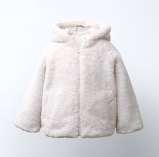 ZARA Jacke mit Kapuze in