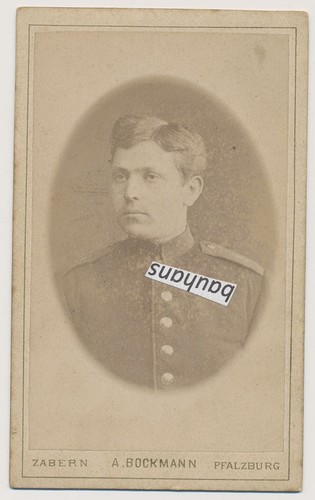 Cdv foto portrait soldat - foto,,