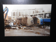 München Strassenbahn MVG M-Wagen zur Verschrottung im Depot älteres Foto