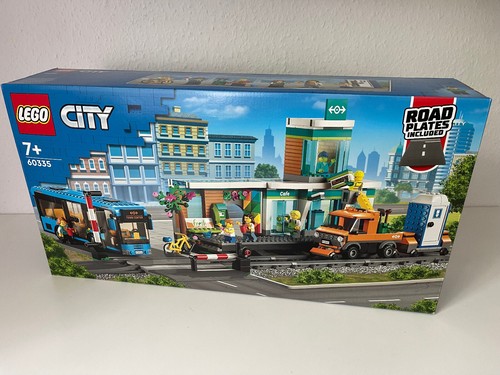 Lego city train station - city:,