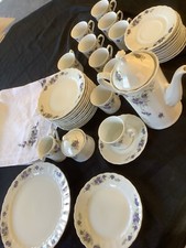Eschenbach Kaffeeservice Serie 500 Dekor Viola Veilchen Bayreuth Service Set 38