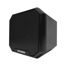 GROTBOX® Aktiver Mono Studiomonitor / Lautsprecher (schwarzes Gitter)
