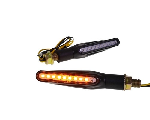 Led blinker schwarz - schwarz, lauflicht
