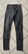 H&M Divided Damen Jeans Hose Skinny Slim Stretch grau/schwarz Gr. 36 (s. Maße)