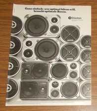 Seltene Werbung CLARION