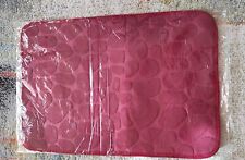 Schöne Badmatte in Bordeaux Rot -NEU-