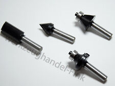 BOSCH HM Hartmetall Fräser Abrundfräser Nutfräser 2-Schneidig 8mm