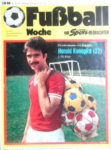 Fußball woche 7 1975 - woche, 21.7.