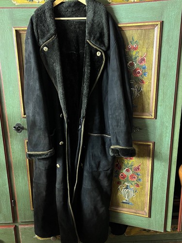 Herren lammfell ledermantel - herren,