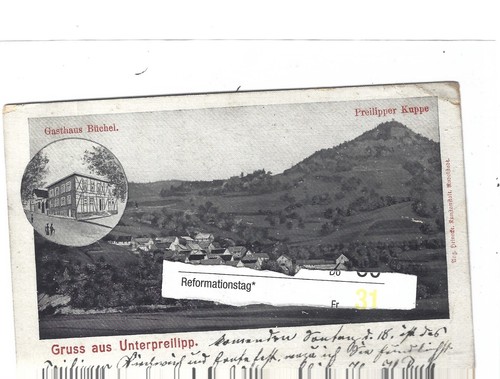 Unterpreilipp rudolstadt litho - rudolstadt,