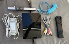 Nintendo Wii Konsole Set (Schwarz) - Controller & Nunchul nicht original