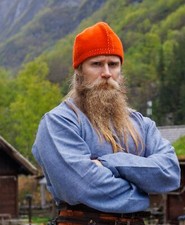 Wikinger Kappe Wolle "Bork"