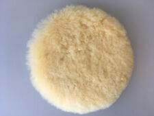 Polierpad 180 mm echtes Lammfell Polierfell mit Klett  