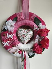 Türkranz Frühlingskranz Pink