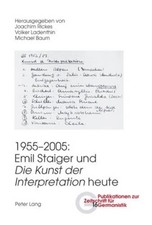 1955-2005: Emil Staiger Und