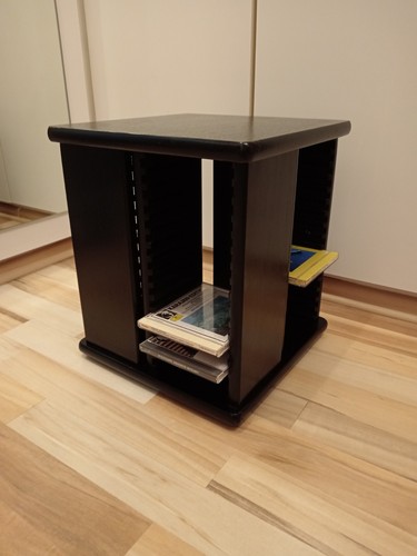 Drehbare halterung holz - cd,