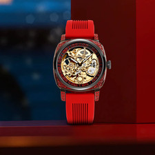 Automatik Uhr Damen Skelett