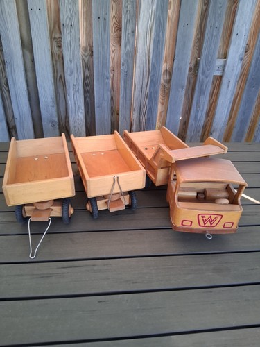 Ddr holzspielzeug lkw kipper - ddr,