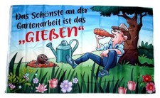 Fahne / Flagge Gartenarbeit