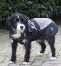 HKM Hunde Regenmantel Fleece