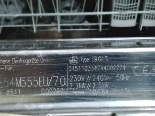 Geschirrspülmaschine siemens - geschirrspülmaschine,